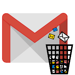 mails van gmail weggooien